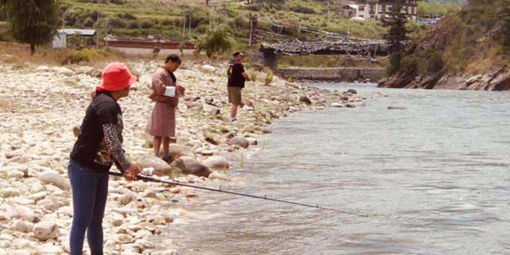 Fishing in Bhutan